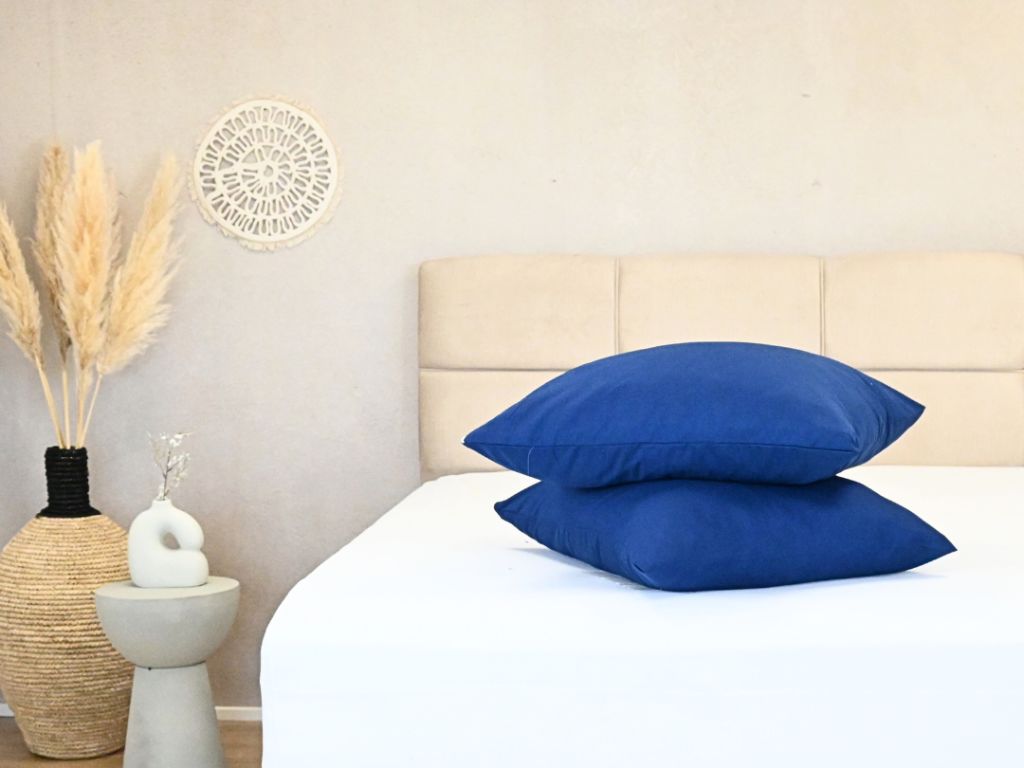 HappyBed Navy set van 2 kussenslopen - 60x70 cm