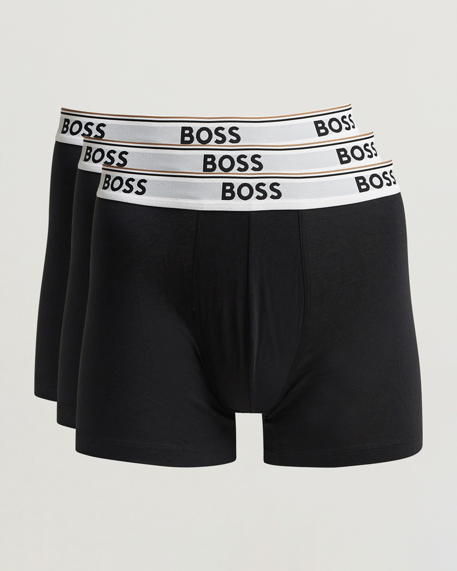 BOSS BLACK 3-Pack Boxer Brief Black