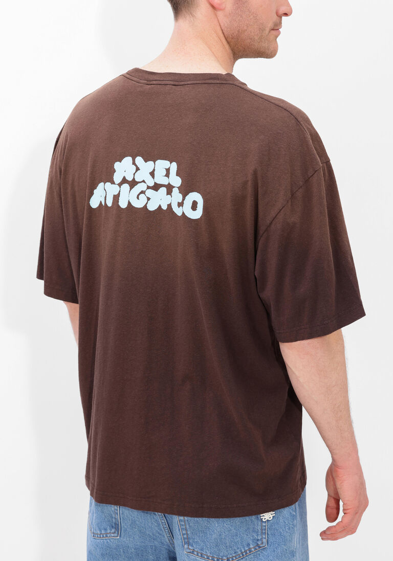 bruine axel arigato t-shirt bubble reverse t-shirt