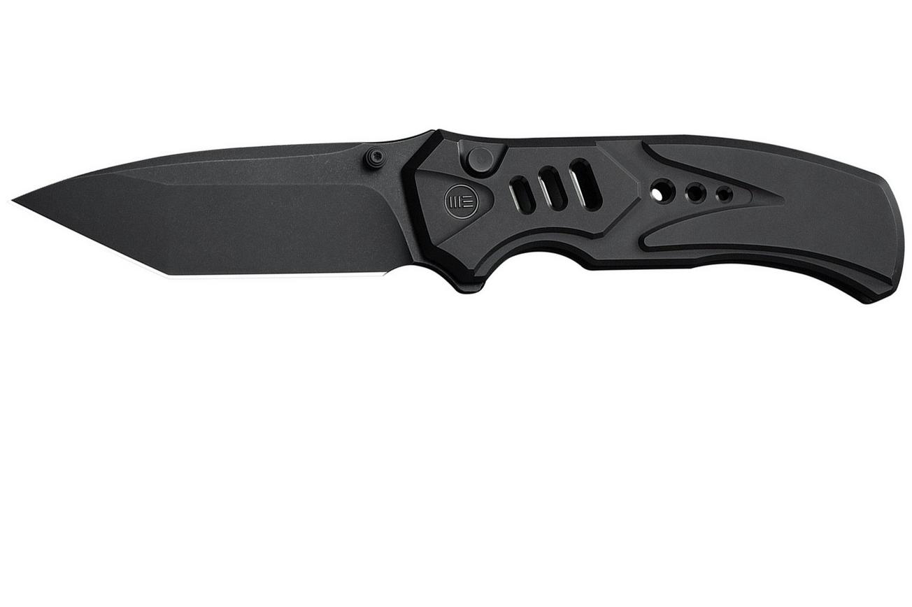 WE Knife Zentron WE24094-1 Blackwashed Böhler M390, Black Titanium, zakmes