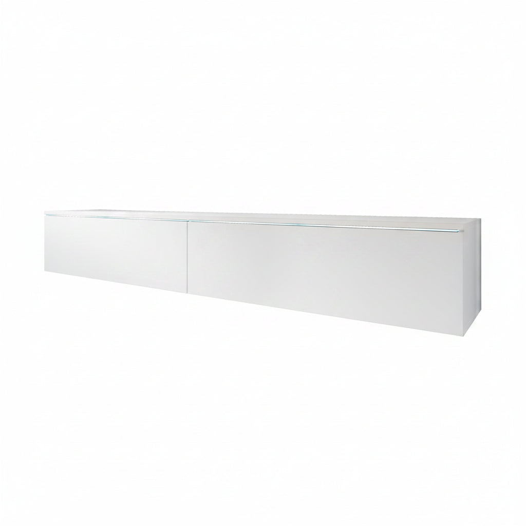 Dixon - TV-Meubel - Mat wit - 180 cm