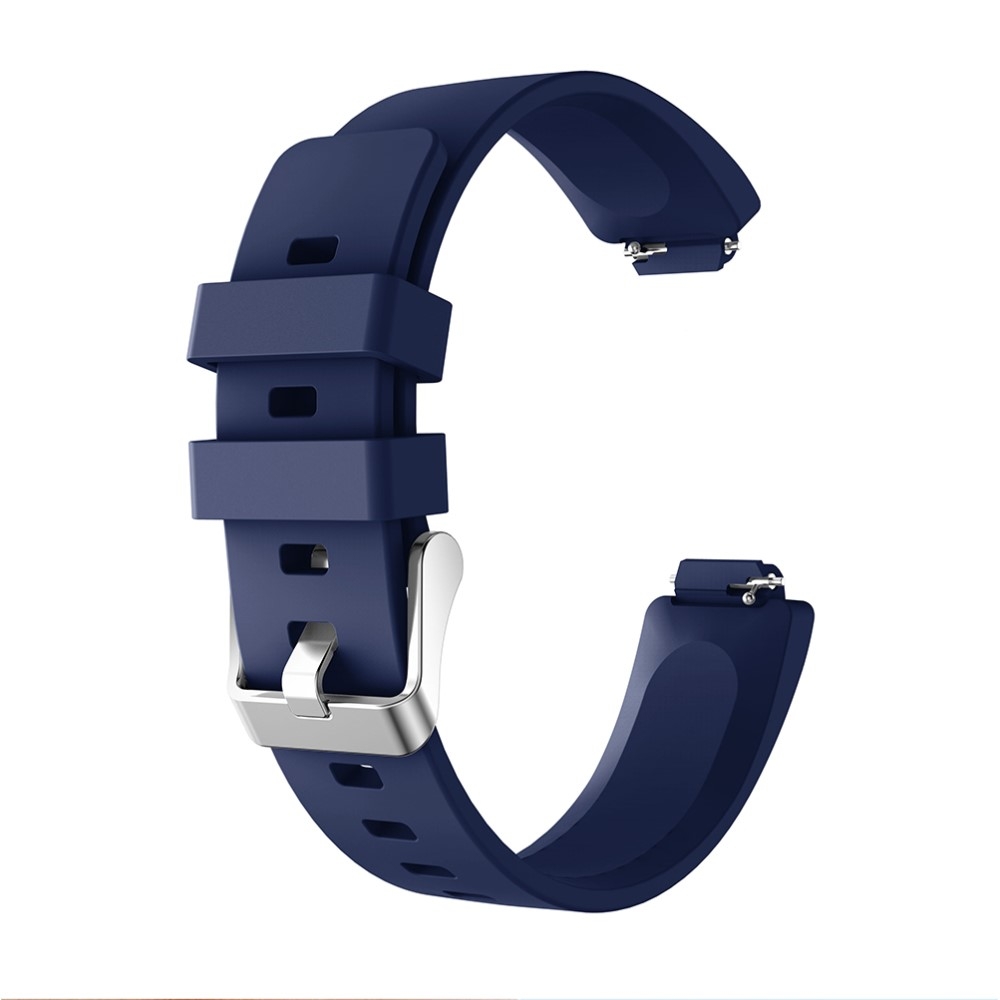 Fitbit Inspire 2 / Inspire HR / Inspire Ersatz Sport Armband aus Silikon Slim Design (Gelenkumfang 140-200 mm) - Dunkelblau