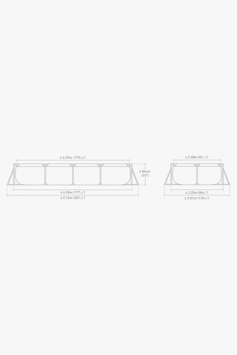 Intex Rectangular Frame™ Pool