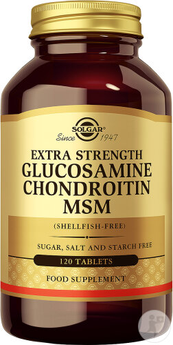 Solgar Extra Strength Glucosamine Chondroitin MSM 120 Comprimés