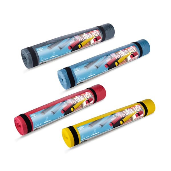 Yogamatte - 173 x 58 cm med bærestropp