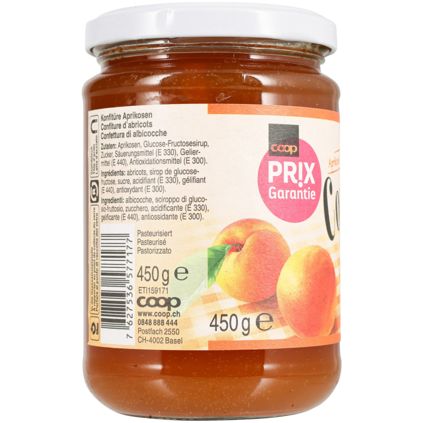 Prix Garantie Aprikose Konfitüre