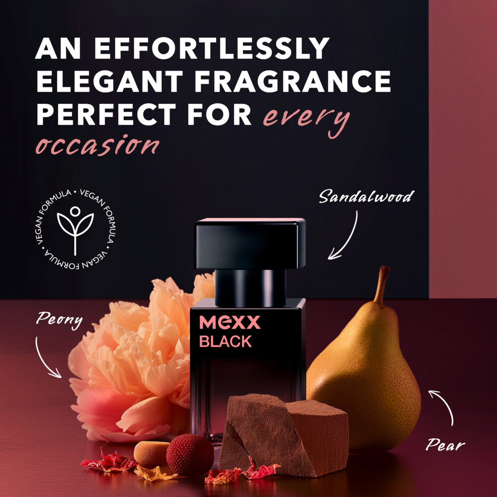 Mexx Black for Woman Eau de Toilette Spray15 ml