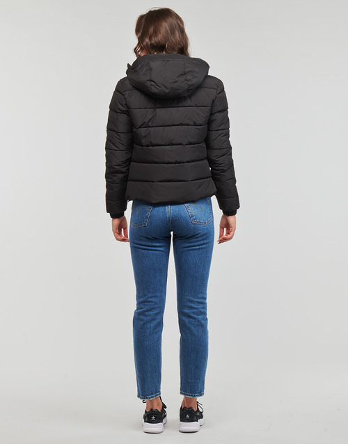 Superdry - HOODED SPIRIT SPORTS PUFFER - Noir