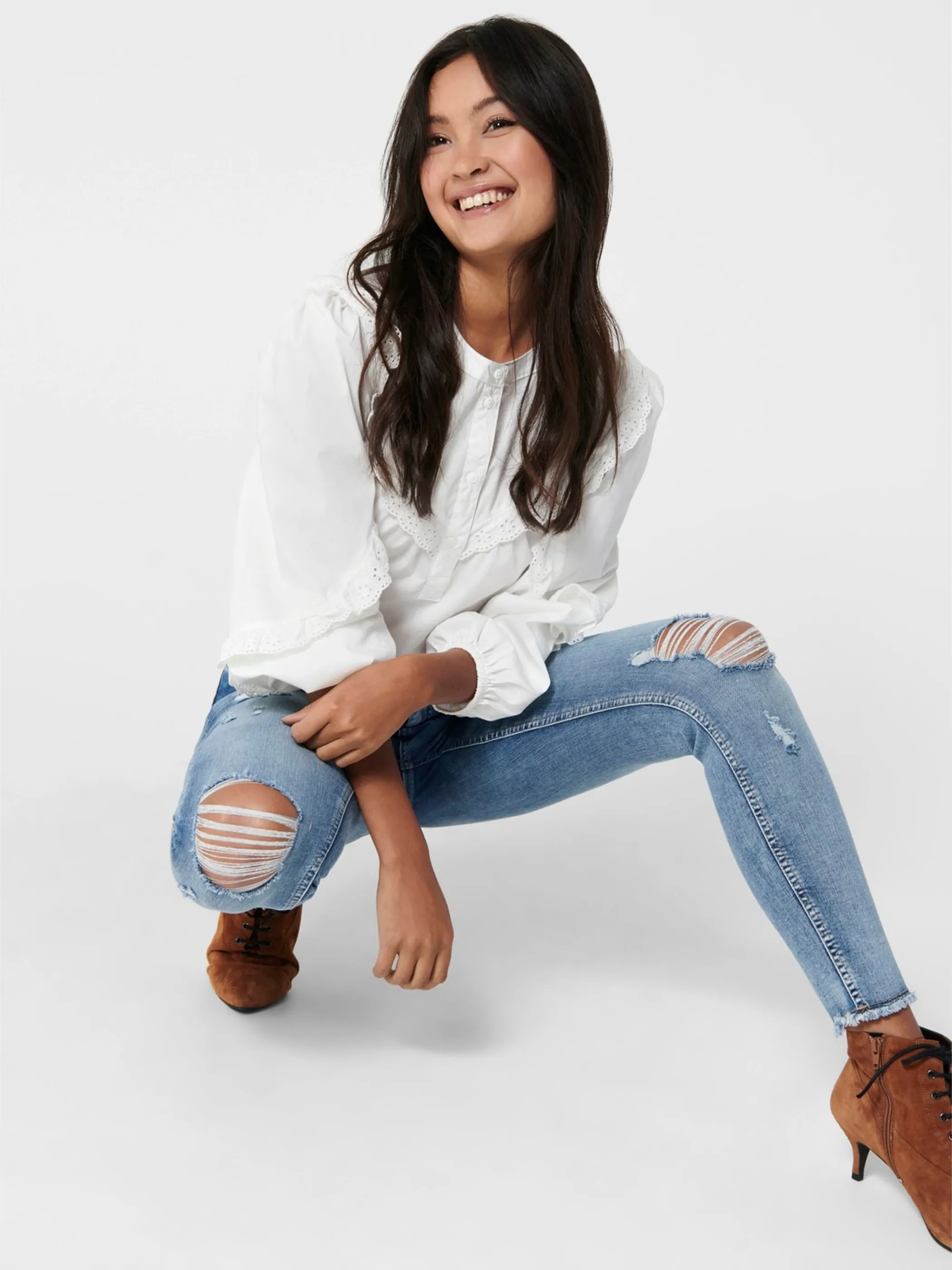 Only ONLBLUSH LIFE MID SK Jeans