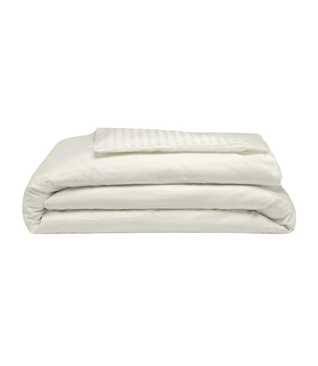 Belledorm - Housse de couette SATIN STRIPE (Ivoire) - UTBM194