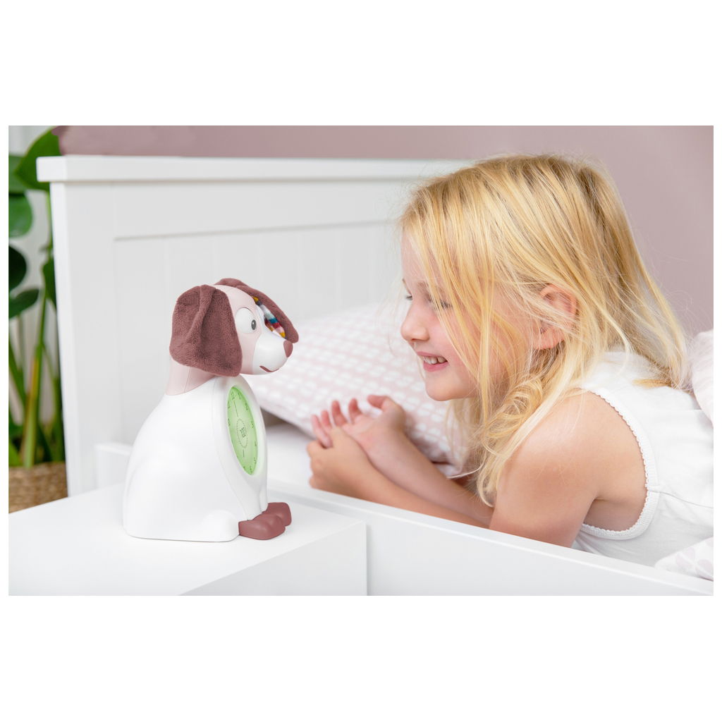 ZazuZazu   Davy Dog der Schlaftrainer mit Nachtlicht pink