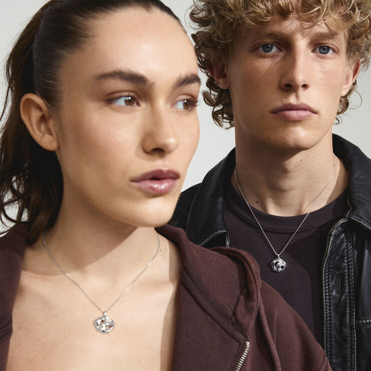 Pilgrim LUCA necklace silver-plated Sølv