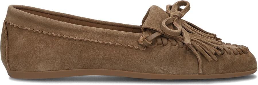 AYANA Mocassins Dames E29018 Maat: 38 Materiaal: Suède Kleur: Camel
