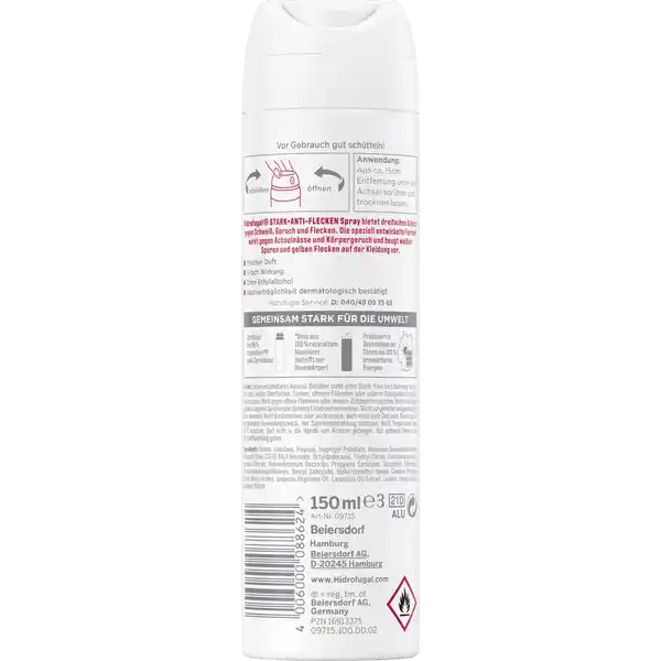 Stark + Anti-Flecken Anti-Transpirant Spray