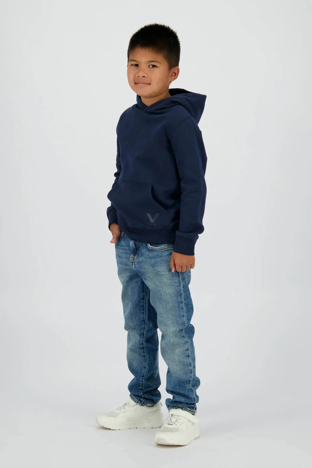 Vingino straight leg jeans medium blue denim