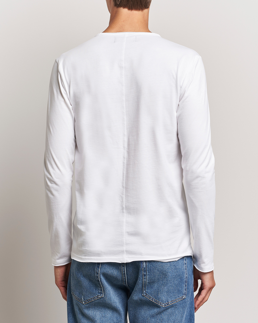 Replay Crew Neck Long Sleeve T-Shirt White