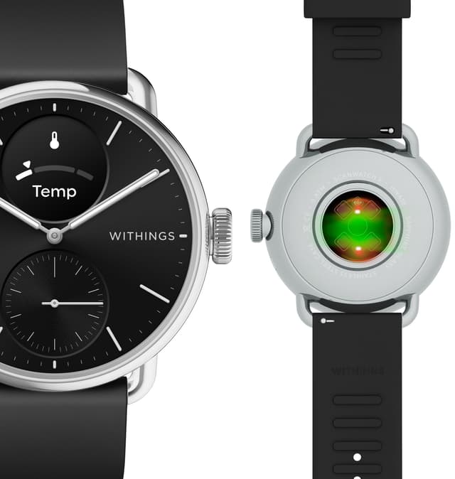 Withings ScanWatch 2 hybrid-smartwatch 38mm (sort)
