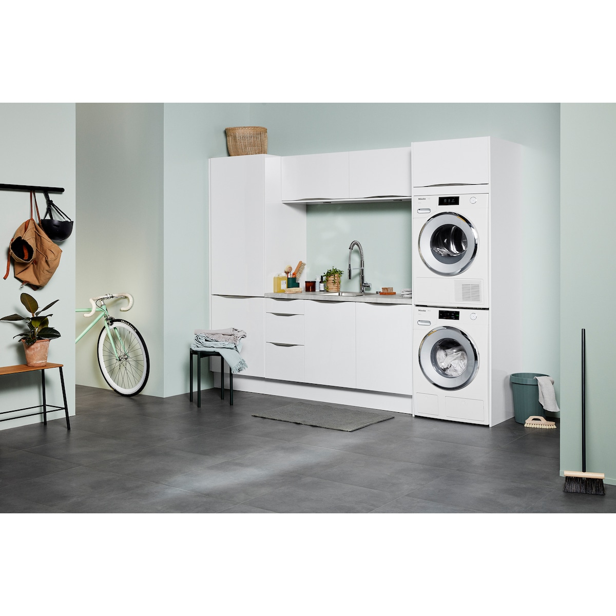 Epoq Gloss White dør til kjøkken 15x70