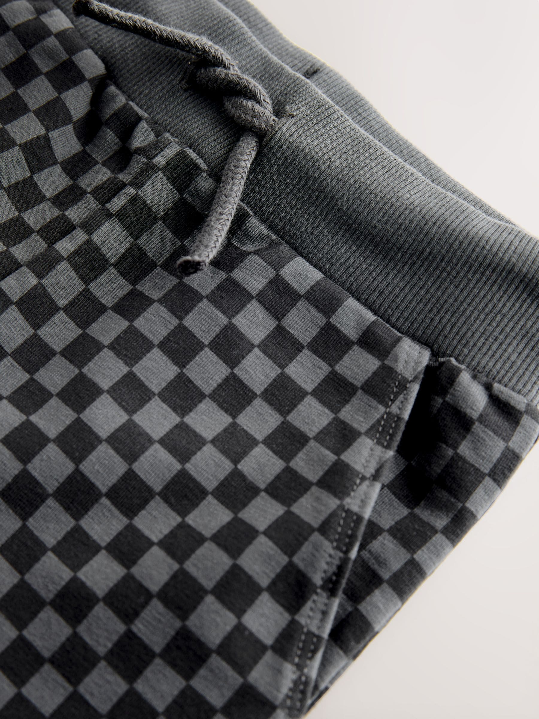 Zwart/grijs - Klassieke jersey joggingbroek (3mnd -7jr)