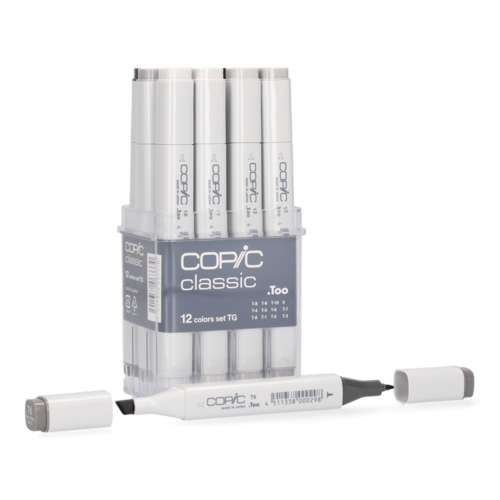 COPIC® classic Marker 12er Set TG Toner Gray