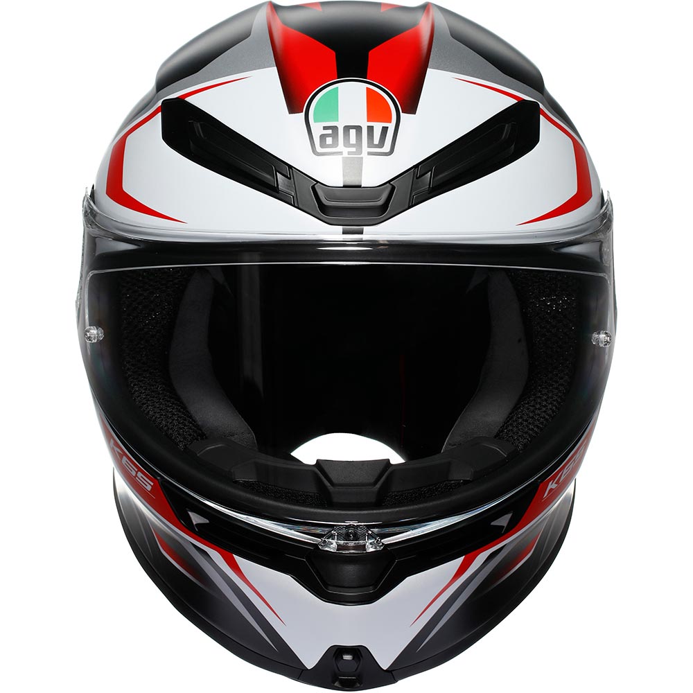 AGV - Casque K6 S Karve Blanc / Noir / Rouge / Mat