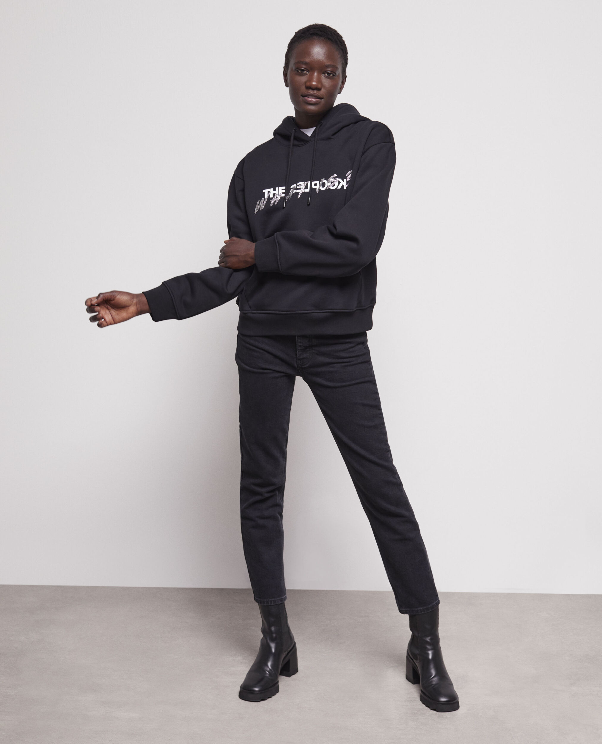 Sweatshirt What is en strass noir