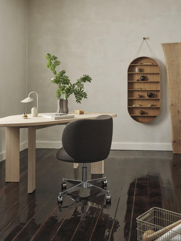 Ferm Living Oval Dorm wandplank geolied eiken