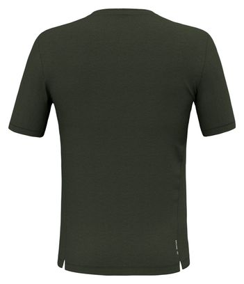 T-Shirt Manches Courtes Salewa Puez Dry Khaki