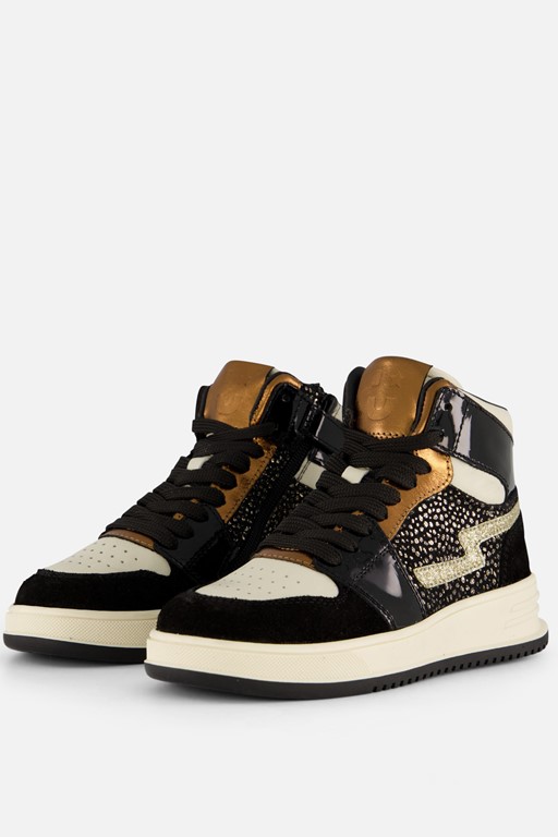 Muyters hoge sneakers zwart