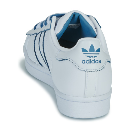 adidas Originals - SUPERSTAR W - Blanc / Bleu