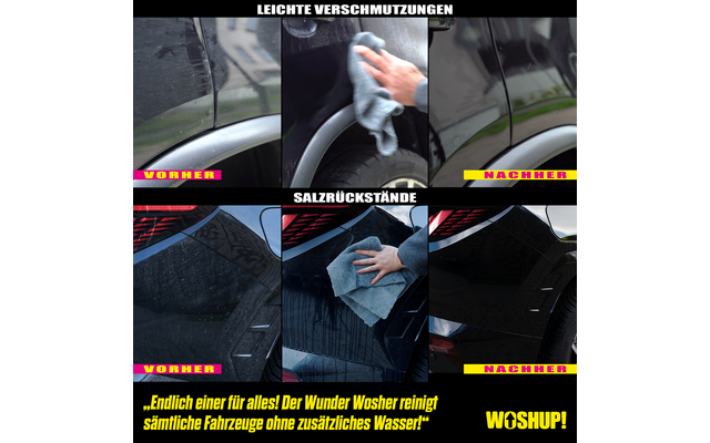 WOSHUP! Waterless Wunder Wosher Reinigungsmittel ohne Wasser 1 Liter