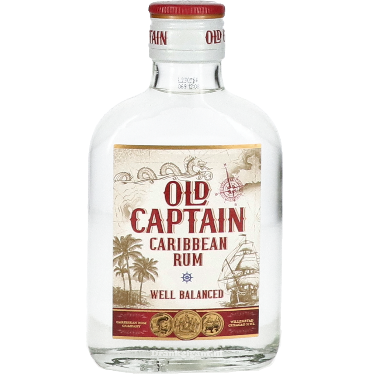 Old Captain Wit Zakfles 20 cl