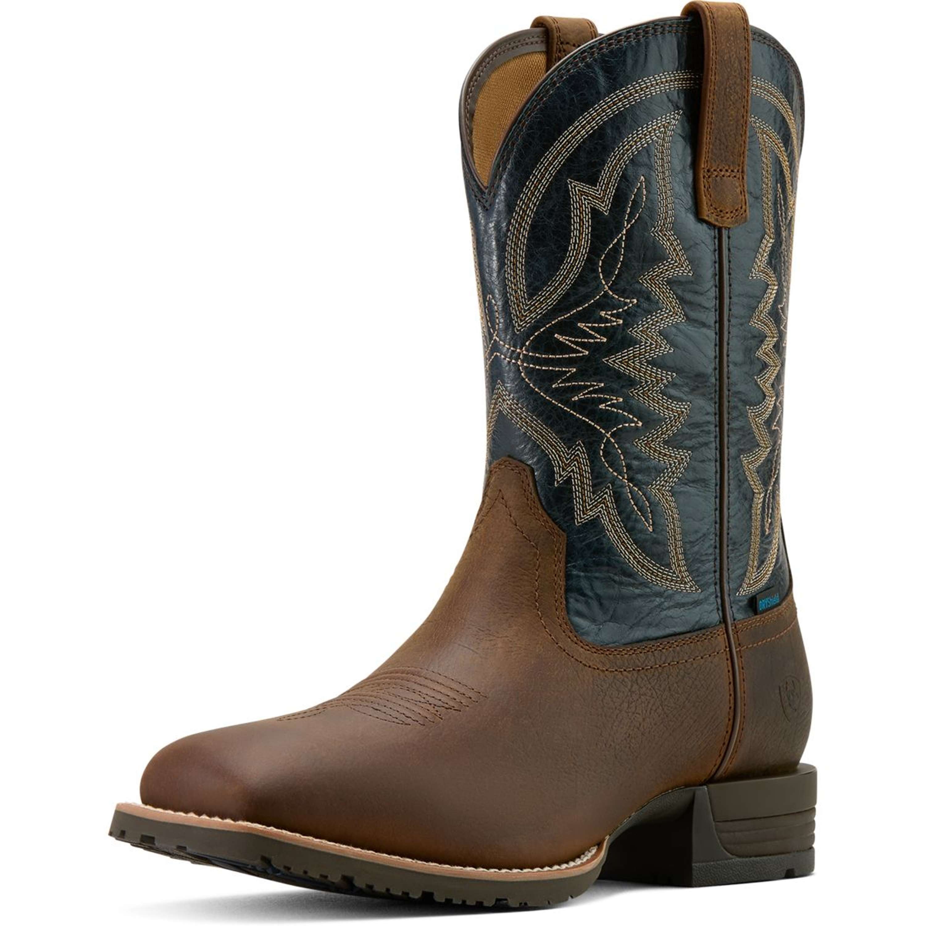 Ariat Westernlaarzen Hybrid Ranchwork H2O Heren Tavern Taupe/Dark Deni