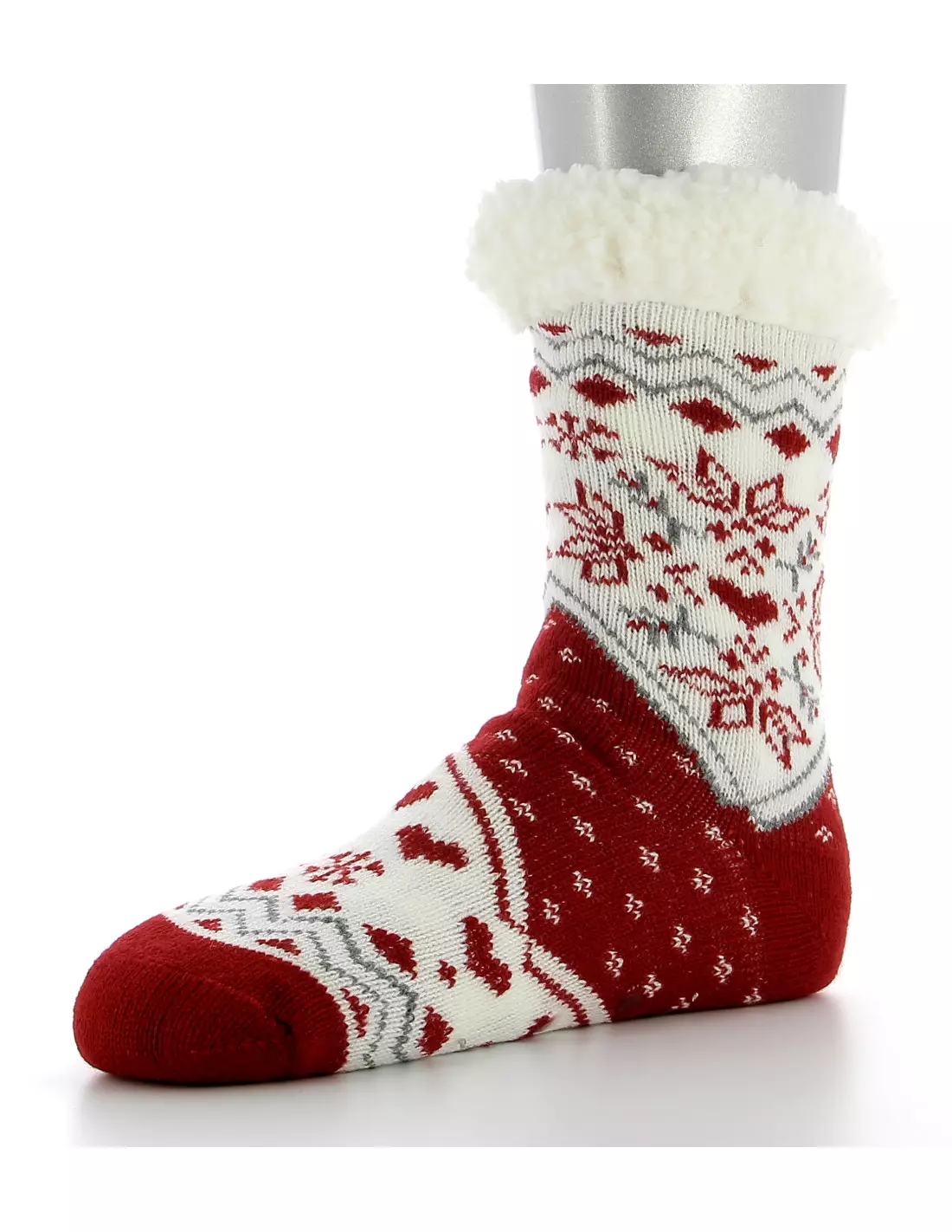 BENJAMIN CHAUSSETTE WINTER SOCKS - Flocons - Chaussettes Rouge