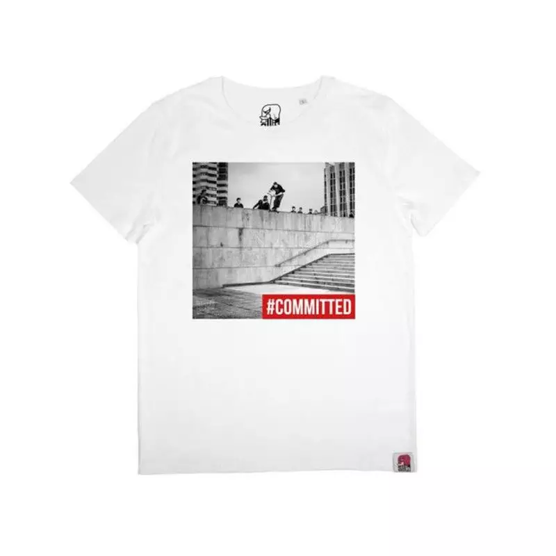 Tee shirt ALL IS POSSIBLE Committed Blanc