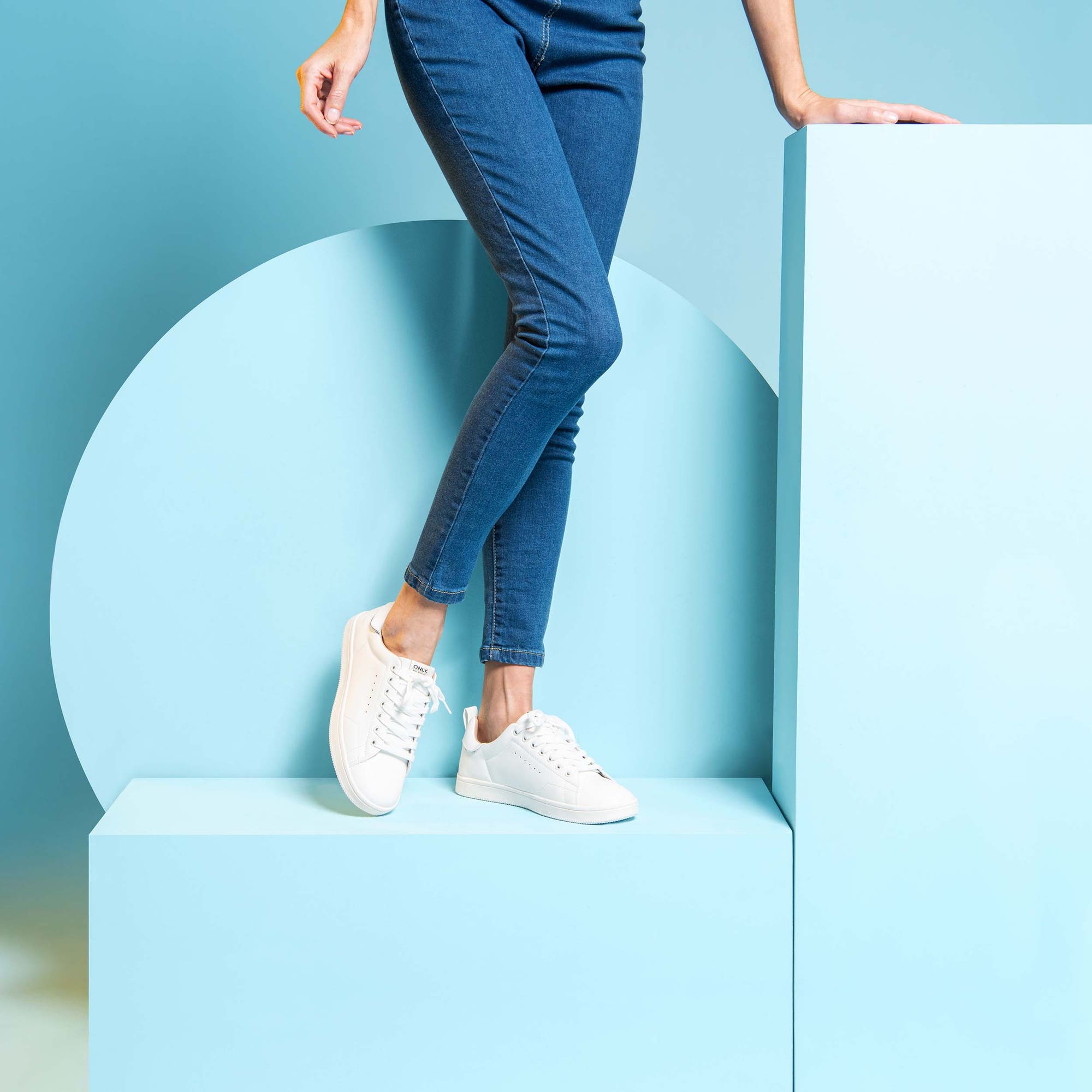Baskets basses Femme blanc