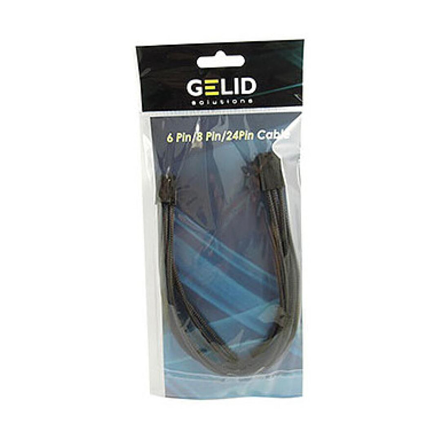 Gelid Câble Tressé PCIe 6 broches - 30 cm