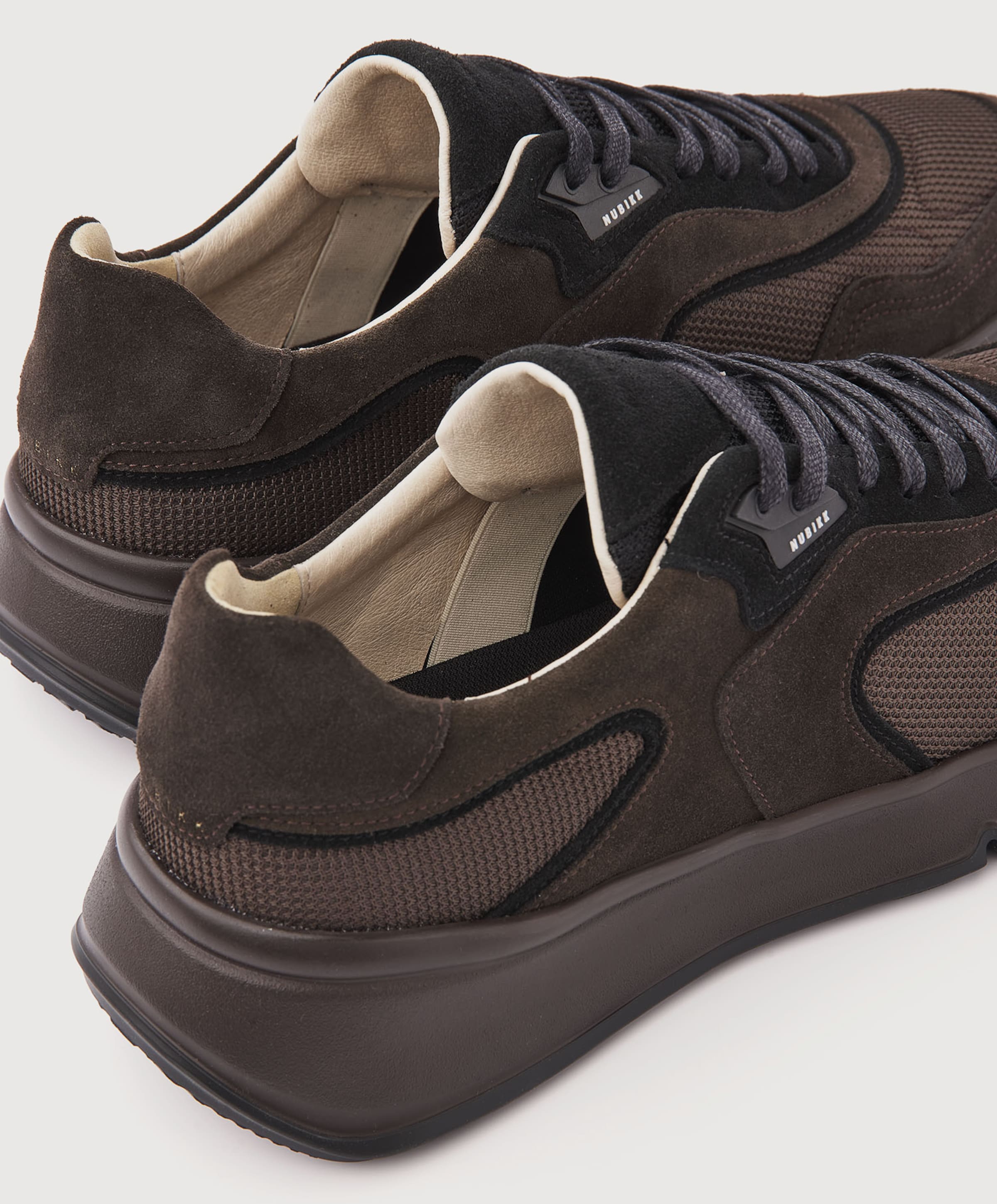 Nubikk Luca Noa (M) heren sneakers bruin