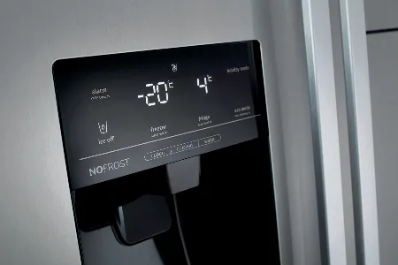 Gorenje NRS9182VX1 - Køleskab/fryser - side-by-side med vanddispenser, isdispenser - bredde: 90.8 cm - dybde: 67.9 cm - højde: 179.3 cm - 562 liter - Klasse E - grå