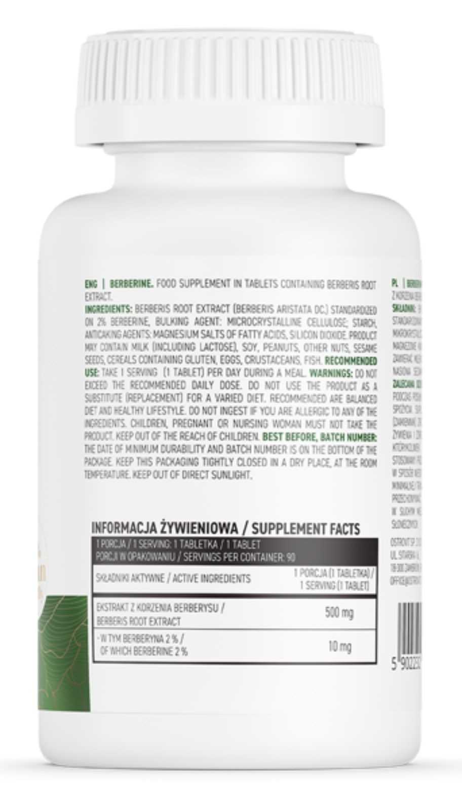 OstroVit Berberina 90 comprimidos
