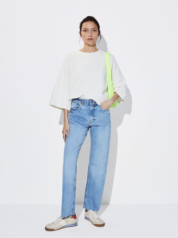 Calça jeans personalizável - Azul