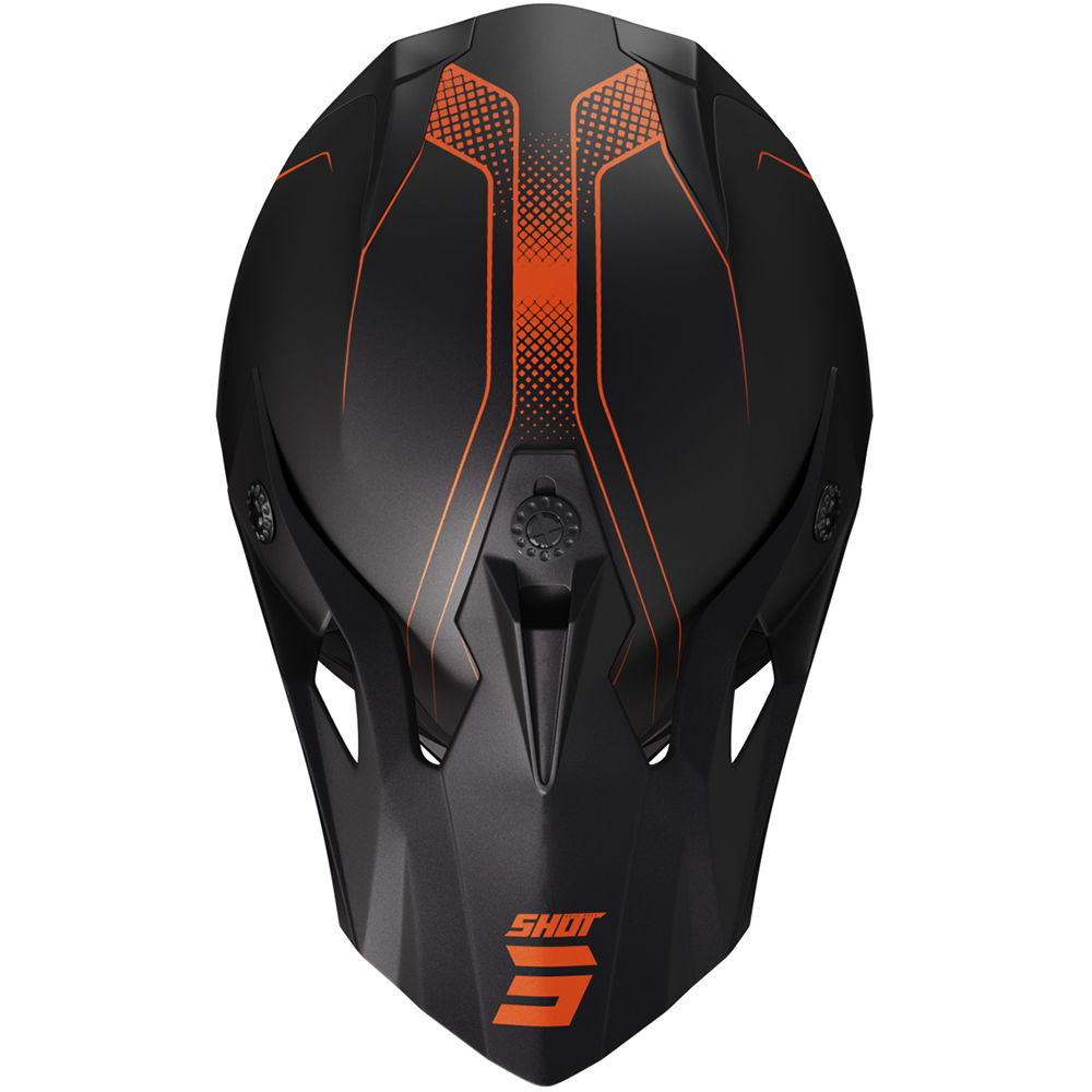 Shot - Casque Pulse Edge Noir / Orange / Mat