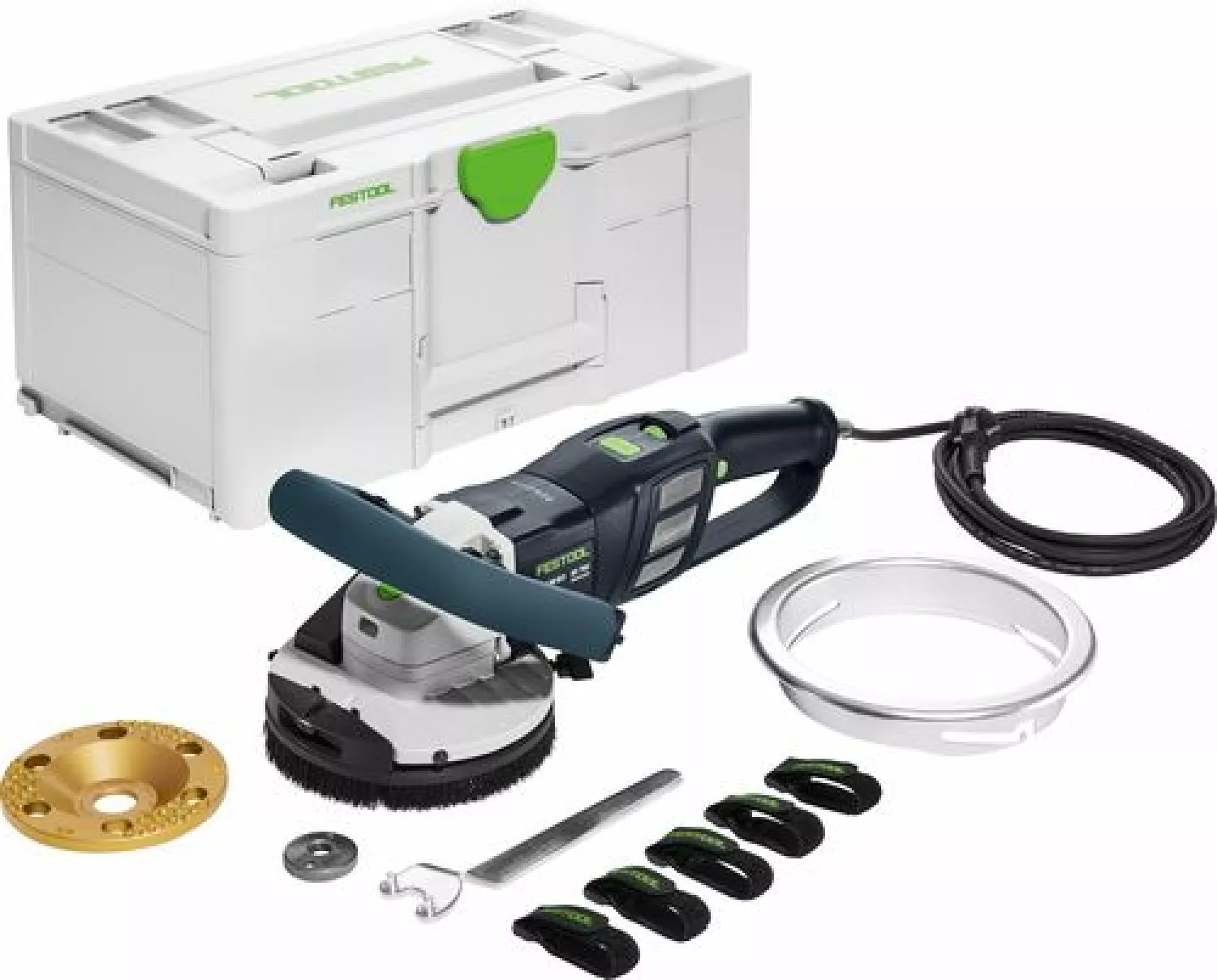 Festool RG 130 ECI-Set DIA PA Renovatieslijpmachine in systainer - 1600W - 130mm