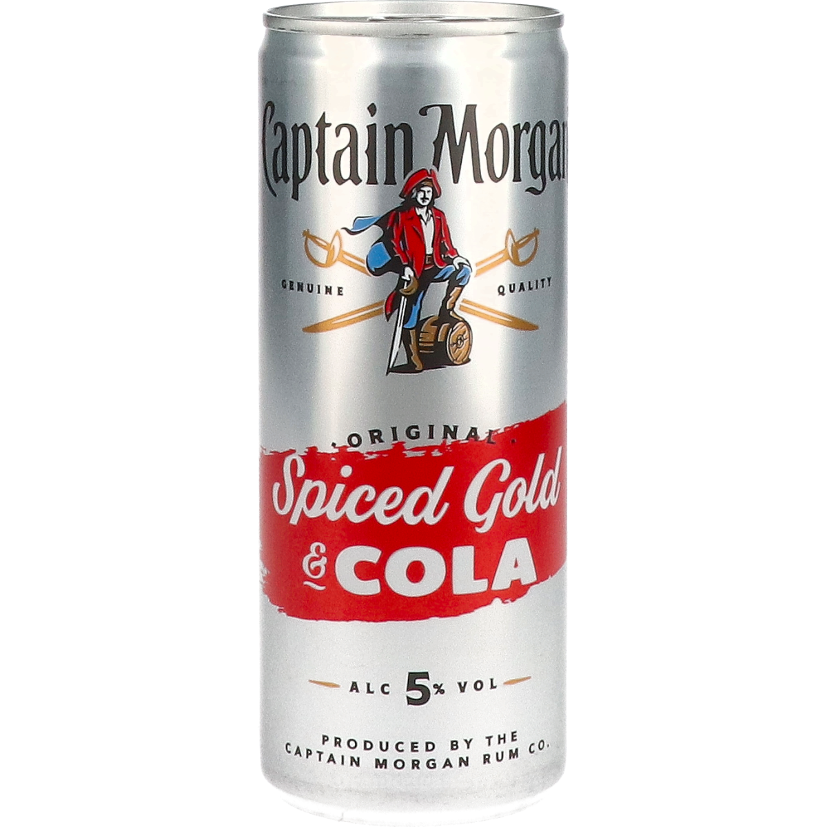 Captain Morgan Spiced Cola In Blik 25 cl