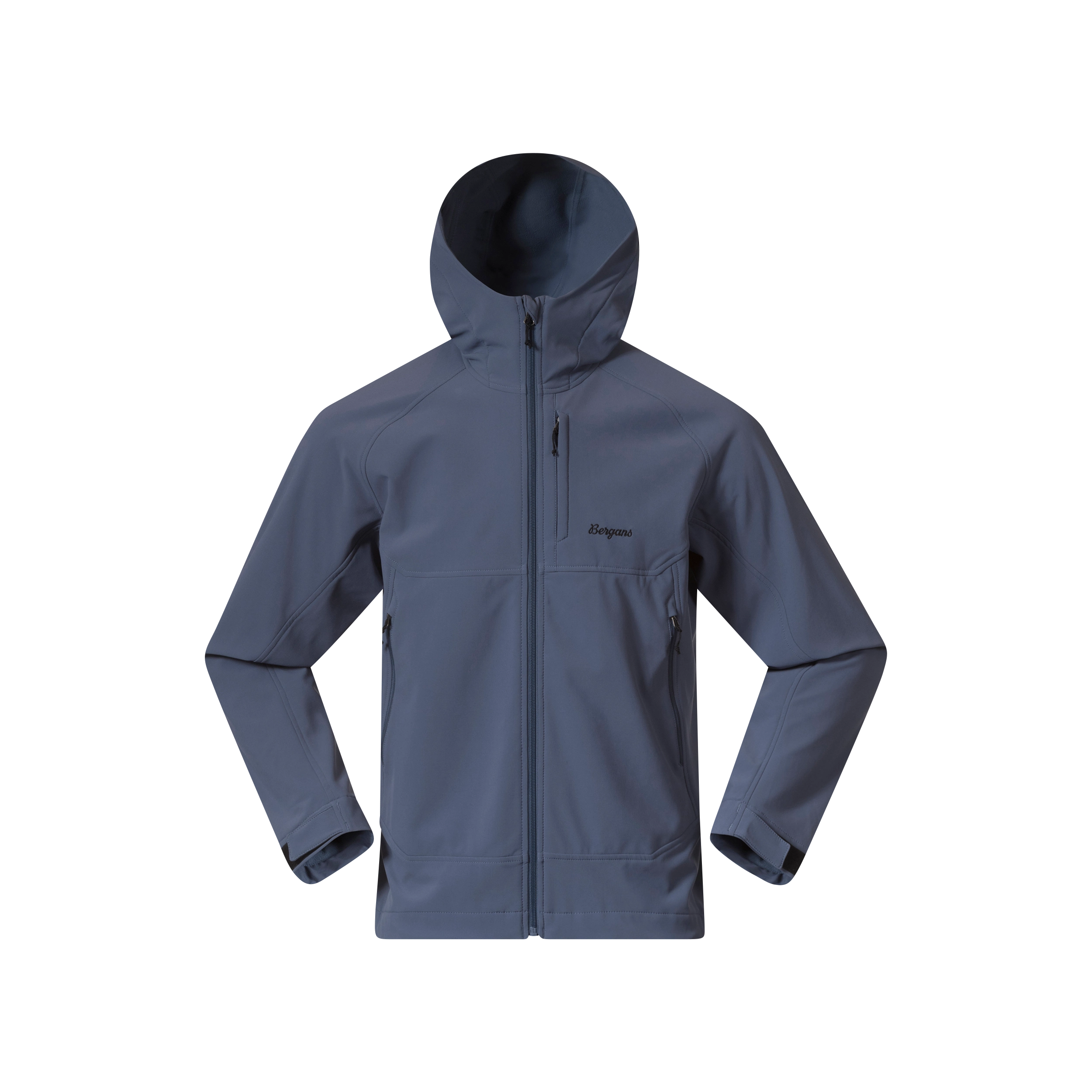 Vaagaa Softshell Jacket Hood Men Granite Blue