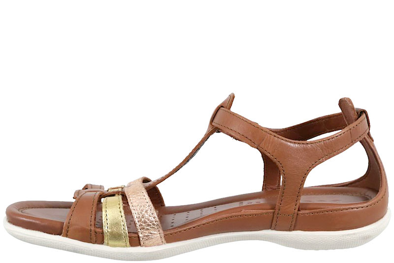 ECCO FLASH SANDAL I BRUNT LÆDER