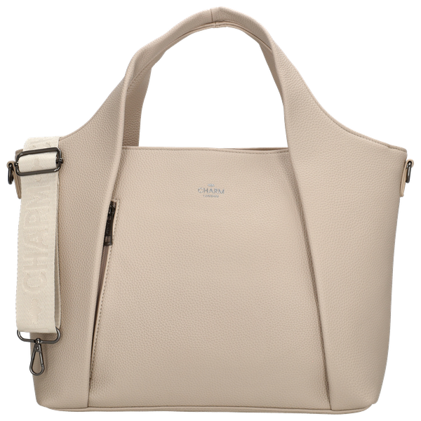 Charm London Mulberry Street Handtas Beige
