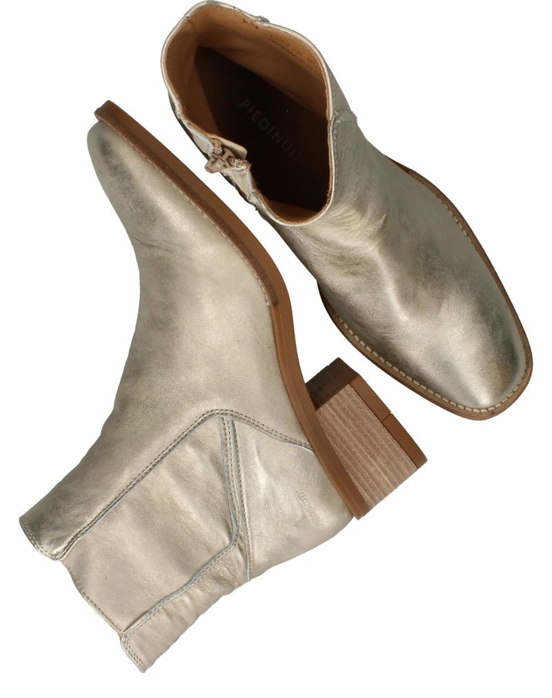 Piedi Nudi Enkellaarsjes Goud Dames