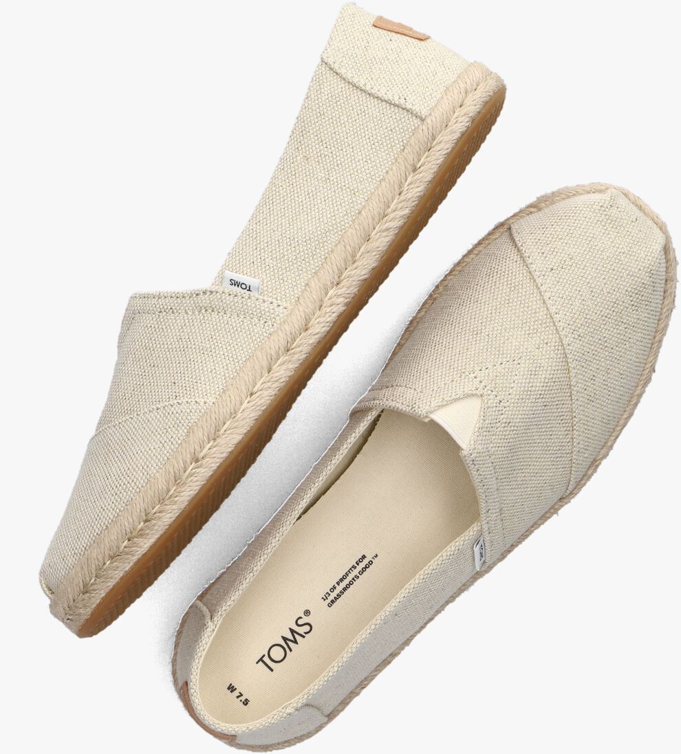 TOMS beige toms espadrilles alpargata rope