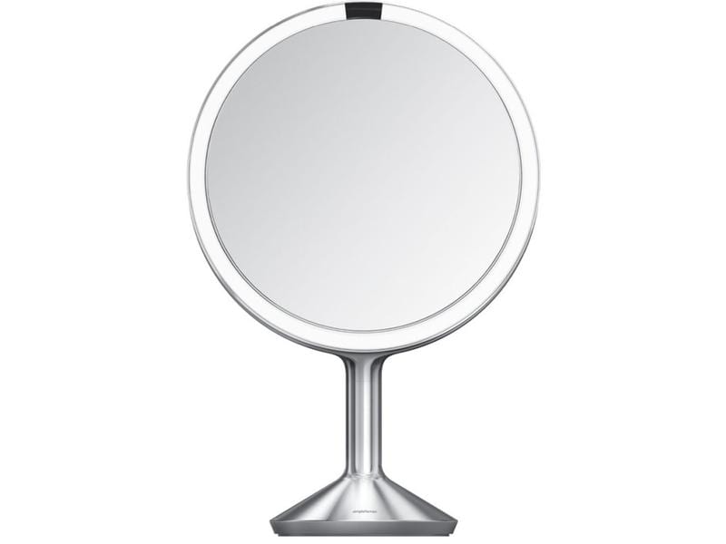 Simplehuman Kosmetikspiegel mit Sensor Trio max Silber Sensorspiegel mit Touch-Helligkeitsregelung